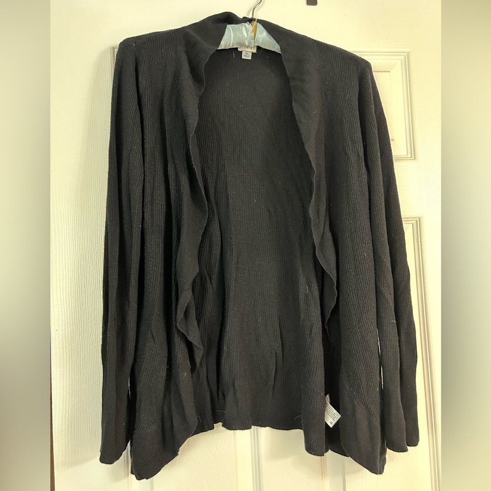 Women’s black cardigan